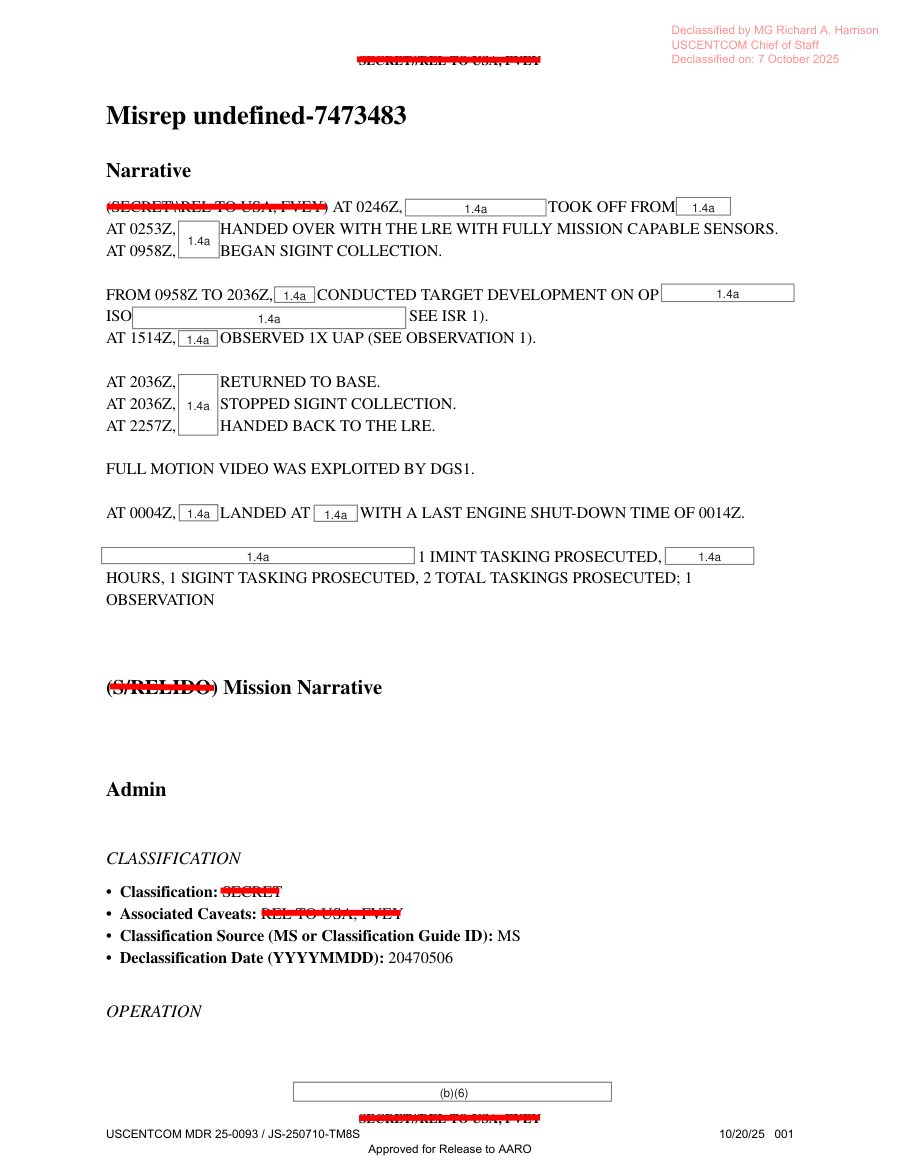 DOW-UAP-D10, Mission Report, Middle East, May 2022 首页预览