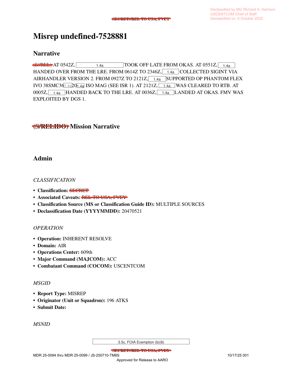 DOW-UAP-D12, Mission Report, Iraq, May 2022 首页预览