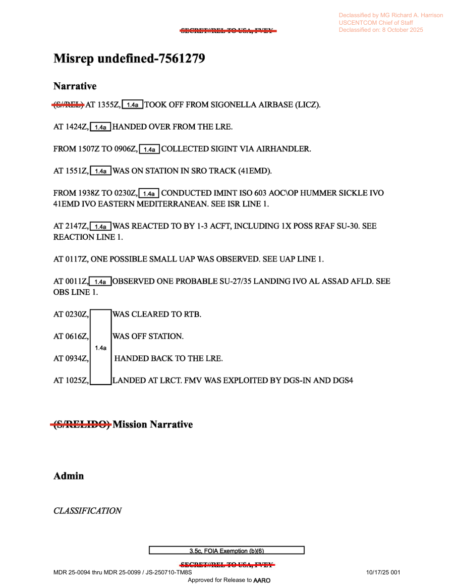 DOW-UAP-D14, Mission Report, Iraq, May 2022 首页预览