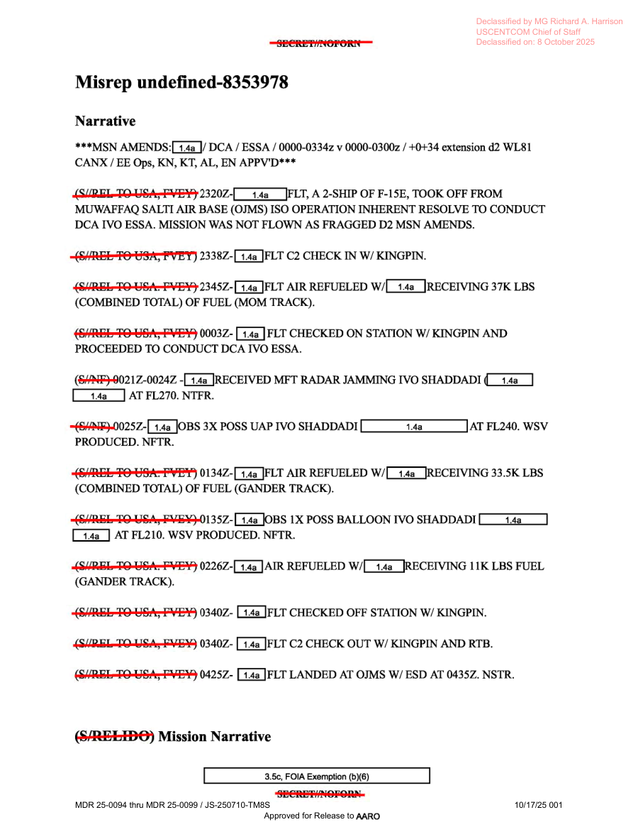 DOW-UAP-D19, Mission Report, Syria, February 21, 2023 首页预览