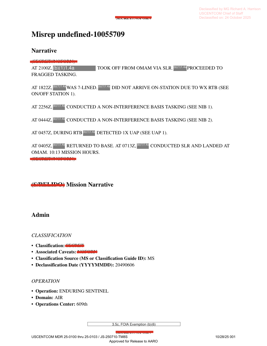 DOW-UAP-D27, Mission Report, United Arab Emirates, October 2023 首页预览