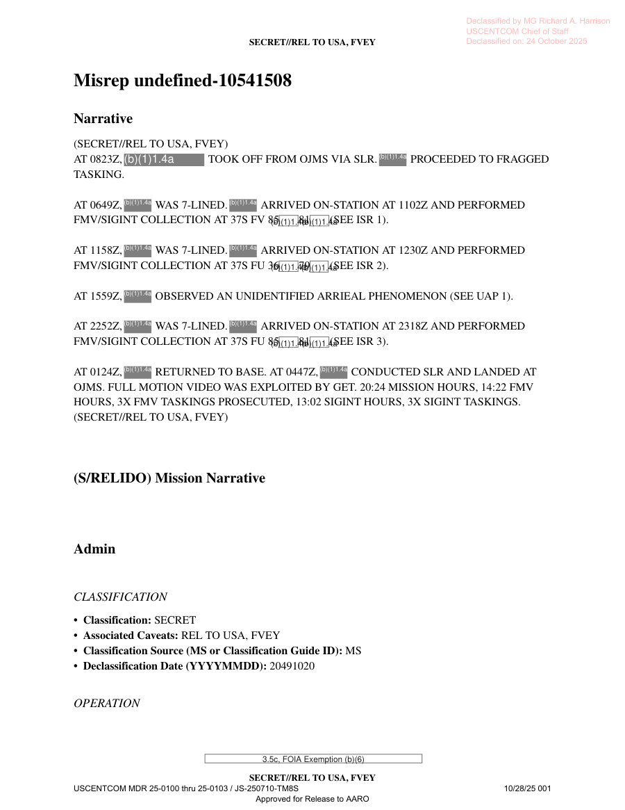 DOW-UAP-D32, Mission Report, Syria, October 2024 首页预览