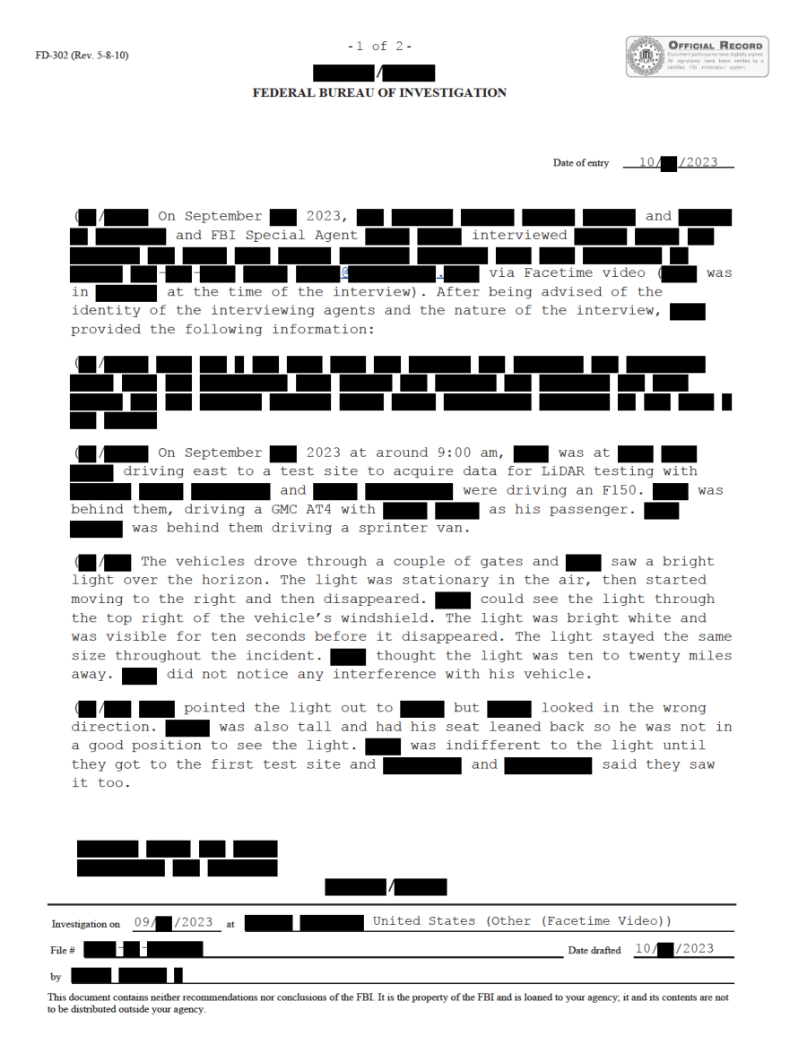 FBI September 2023 Sighting - Serial 3 首页预览