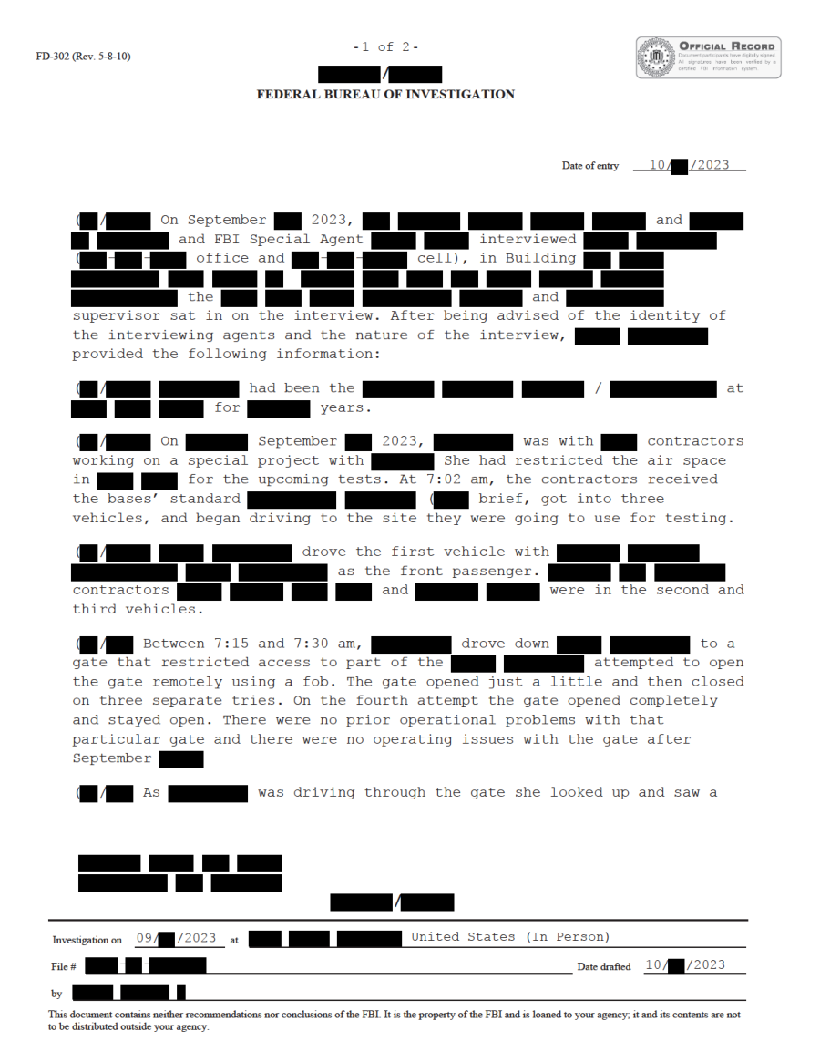 FBI September 2023 Sighting - Serial 4 首页预览